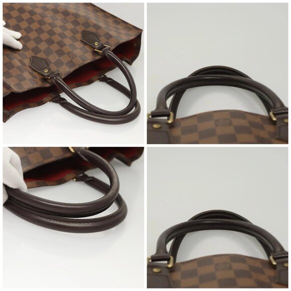 LOUIS VUITTON Damier Ebene Sac Plat Hand Bag N51140 LV Auth 118710 - Picture 16 of 16